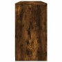 Aparador con luces LED roble ahumado 142,5x37x67 cm by , Sideboards - Ref: Foro24-3209090, Price: 165,84 €, Discount: %