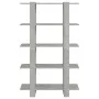 Estantería/divisor de espacios gris hormigón 100x30x160 cm de vidaXL, Librerías y estanterías - Ref: Foro24-811533, Precio: 7...