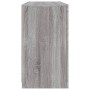 Aparador con luces LED gris Sonoma 123x37x67 cm by , Sideboards - Ref: Foro24-3209084, Price: 153,80 €, Discount: %