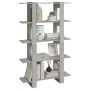 Betongraues Regal/Raumteiler 100x30x160 cm von vidaXL, Bücherregale und Regale - Ref: Foro24-811533, Preis: 71,55 €, Rabatt: %