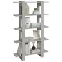 Betongraues Regal/Raumteiler 100x30x160 cm von vidaXL, Bücherregale und Regale - Ref: Foro24-811533, Preis: 70,68 €, Rabatt: %