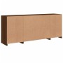 Aparador con luces LED roble ahumado 163x37x67 cm by , Sideboards - Ref: Foro24-3209078, Price: 186,28 €, Discount: %