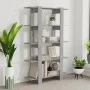 Estantería/divisor de espacios gris hormigón 100x30x160 cm de vidaXL, Librerías y estanterías - Ref: Foro24-811533, Precio: 7...
