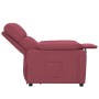 Sillón reclinable de tela rojo tinto | Foro24.es | Tu tienda online para hogar, jardín y más Foro24.es