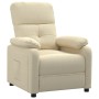 Sillón reclinable de tela crema by , Armchairs - Ref: Foro24-348284, Price: 199,84 €, Discount: %