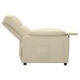 Sillón reclinable de tela crema by , Armchairs - Ref: Foro24-348284, Price: 199,84 €, Discount: %