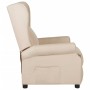 Sillón reclinable de tela crema | Foro24.es | Tu tienda online para hogar, jardín y más Foro24.es
