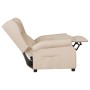 Sillón reclinable de tela crema | Foro24.es | Tu tienda online para hogar, jardín y más Foro24.es