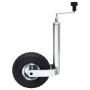 Rueda jockey con 1 abrazadera partida y calzos de ruedas 48 mm by , Trailers for goods and transport - Ref: Foro24-3214428, P...