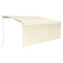 Toldo retráctil manual con persiana crema 3,5x2,5 m von , Markisen - Ref: Foro24-3069277, Preis: 426,89 €, Rabatt: %