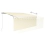 Toldo retráctil manual con persiana crema 3,5x2,5 m von , Markisen - Ref: Foro24-3069277, Preis: 426,89 €, Rabatt: %