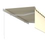 Toldo retráctil manual con persiana crema 3,5x2,5 m von , Markisen - Ref: Foro24-3069277, Preis: 426,89 €, Rabatt: %