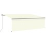 Toldo manual retráctil con persiana y LED crema 4x3 m von , Markisen - Ref: Foro24-3069422, Preis: 327,23 €, Rabatt: %