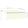 Toldo manual retráctil con persiana y LED crema 4x3 m von , Markisen - Ref: Foro24-3069422, Preis: 327,23 €, Rabatt: %