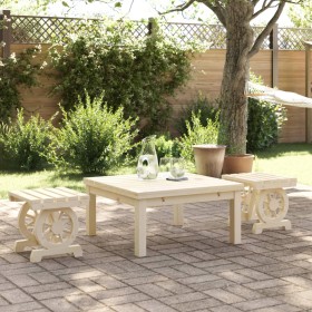 Taburetes de jardín 2 unidades madera maciza de abeto de , Sillas de jardín - Ref: Foro24-3207133, Precio: 105,08 €, Descuent...