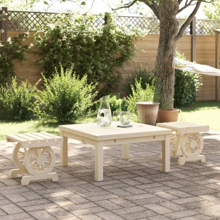 Taburetes de jardín 2 unidades madera maciza de abeto de , Sillas de jardín - Ref: Foro24-3207133, Precio: 105,08 €, Descuent...