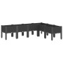 Jardinera con patas PP negro 160x120x42 cm | Foro24.es | Tu tienda online para hogar, jardín y más Foro24.es