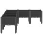 Jardinera con patas PP negro 160x120x42 cm | Foro24.es | Tu tienda online para hogar, jardín y más Foro24.es
