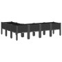 Jardinera con patas PP negro 160x120x42 cm | Foro24.es | Tu tienda online para hogar, jardín y más Foro24.es