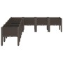 Jardinera con patas PP marrón 200x160x42 cm | Foro24.es | Tu tienda online para hogar, jardín y más Foro24.es