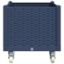 Jardinera con ruedas PP azul gris 80x50x54 cm von , Töpfe und Pflanzgefäße - Ref: Foro24-367976, Preis: 126,18 €, Rabatt: %