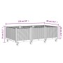 Jardinera con ruedas PP gris claro 150x80x54 cm | Foro24.es | Tu tienda online para hogar, jardín y más Foro24.es
