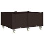 Jardinera con ruedas PP marrón 100x80x54 cm | Foro24.es | Tu tienda online para hogar, jardín y más Foro24.es