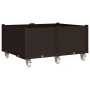 Jardinera con ruedas PP marrón 100x80x54 cm | Foro24.es | Tu tienda online para hogar, jardín y más Foro24.es