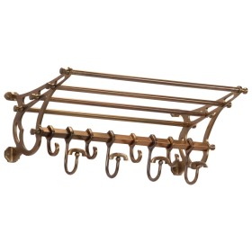 Soporte de equipaje con perchas de pared aluminio de , Percheros para sombreros y abrigos - Ref: Foro24-357833, Precio: 110,3...
