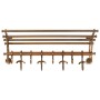Soporte de equipaje con perchas de pared aluminio de , Percheros para sombreros y abrigos - Ref: Foro24-357833, Precio: 110,3...