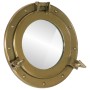 Espejo de ojo de buey de pared aluminio y vidrio Ø30 cm de , Espejos - Ref: Foro24-357852, Precio: 51,56 €, Descuento: %