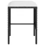 L-förmige Sofagarnitur 5 Stück synthetische Rattankissen schwarz von vidaXL, Gartensets - Ref: Foro24-318578, Preis: 340,54 €...