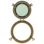 Espejo de ojo de buey de pared aluminio y vidrio Ø30 cm de , Espejos - Ref: Foro24-357852, Precio: 51,56 €, Descuento: %