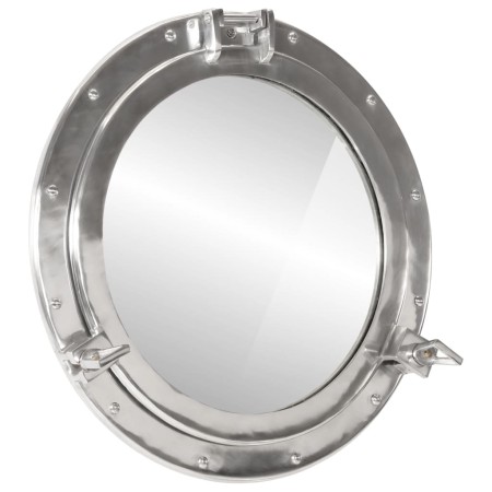 Espejo de ojo de buey de pared aluminio y vidrio Ø50 cm | Foro24.es | Tu tienda online para hogar, jardín y más Foro24.es