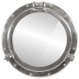 Espejo de ojo de buey de pared aluminio y vidrio Ø50 cm | Foro24.es | Tu tienda online para hogar, jardín y más Foro24.es
