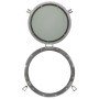 Espejo de ojo de buey de pared aluminio y vidrio Ø50 cm | Foro24.es | Tu tienda online para hogar, jardín y más Foro24.es