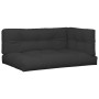 Cojines para palets 3 piezas tela negro von , Kissen für Stühle und Sofas - Ref: Foro24-3217127, Preis: 95,48 €, Rabatt: %