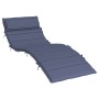 Cojín de tumbona de tela Oxford azul marino 180x60x4 cm de , Cojines para sillas y sofás - Ref: Foro24-379256, Precio: 43,00 ...