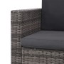 Set de muebles de jardín 2 pzas y cojines ratán sintético gris | Foro24.es | Tu tienda online para hogar, jardín y más Foro24.es