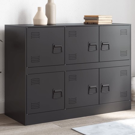 Aparador de acero negro 99x39x73 cm von , Sideboards - Ref: Foro24-841793, Preis: 205,58 €, Rabatt: %