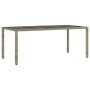 Set comedor jardín 7 pzas y cojines ratán sintético gris de , Conjuntos de jardín - Ref: Foro24-3276741, Precio: 799,34 €, De...