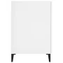 Schreibtisch aus glänzendem weißem Sperrholz 140x50x75 cm von vidaXL, Schreibtische - Ref: Foro24-812777, Preis: 119,12 €, Ra...