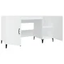 Escritorio madera contrachapada blanco brillante 140x50x75 cm de vidaXL, Escritorios - Ref: Foro24-812777, Precio: 119,09 €, ...