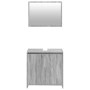 Set de muebles de baño 2 pzas madera contrachapada gris sonoma de , Muebles de baño - Ref: Foro24-835698, Precio: 104,23 €, D...