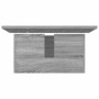 Set de muebles de baño 2 pzas madera contrachapada gris sonoma de , Muebles de baño - Ref: Foro24-835698, Precio: 104,23 €, D...