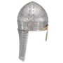 Réplica casco de caballero cruzado antiguo LARP acero plateado de , Armas coleccionables - Ref: Foro24-286222, Precio: 55,18 ...