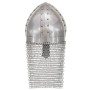 Réplica casco de caballero cruzado antiguo LARP acero plateado de , Armas coleccionables - Ref: Foro24-286222, Precio: 55,18 ...