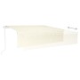 Toldo automático con persiana LED sensor de viento crema 6x3 m de , Toldos - Ref: Foro24-3069372, Precio: 941,90 €, Descuento: %