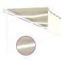 Toldo automático con persiana LED sensor de viento crema 6x3 m de , Toldos - Ref: Foro24-3069372, Precio: 941,90 €, Descuento: %