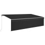 Toldo automático persiana LED sensor viento gris antracita 5x3m von , Markisen - Ref: Foro24-3069474, Preis: 544,84 €, Rabatt: %